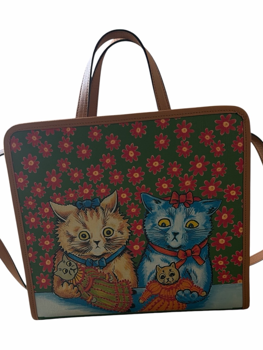 Gucci Children's Cat Print Tote Bag with coa